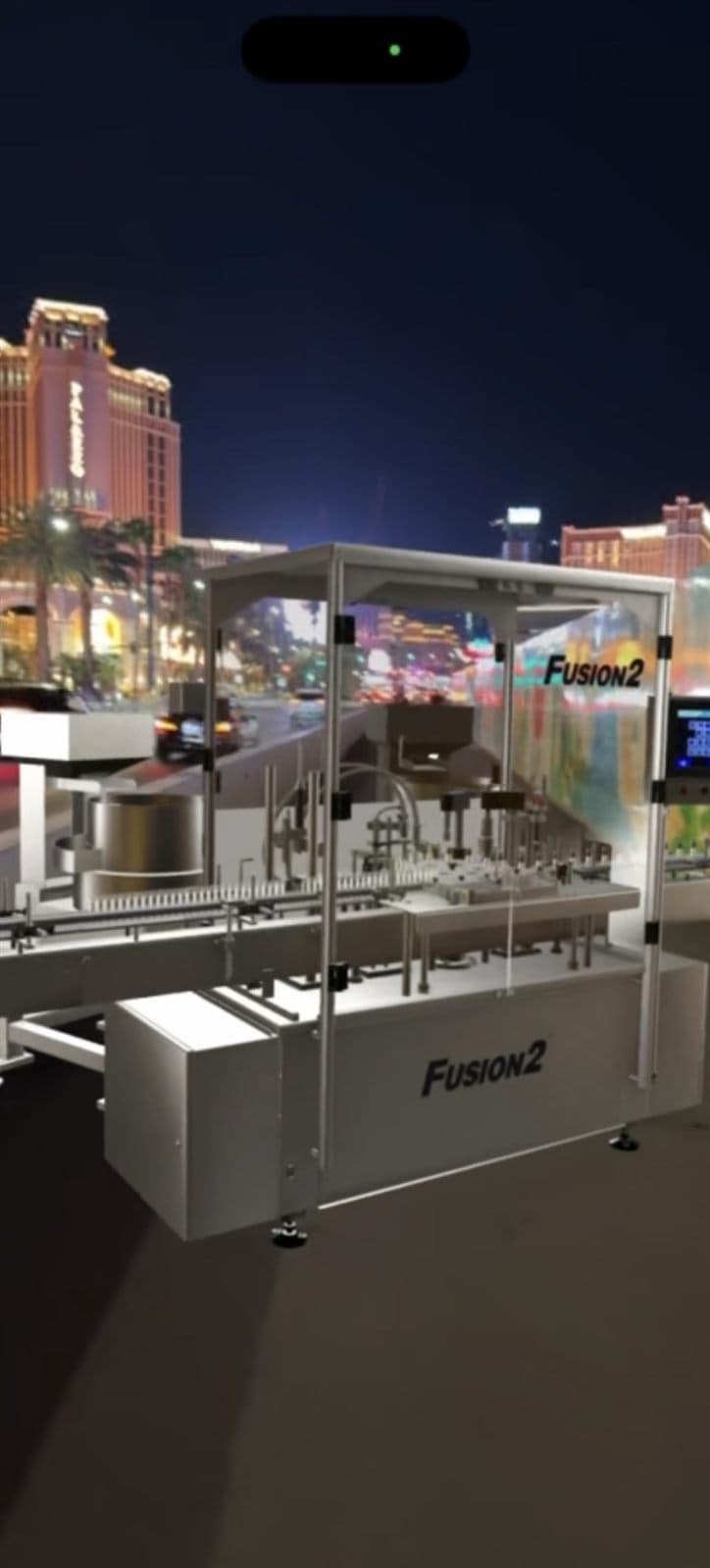 WEB AR on the Las Vegas Strip