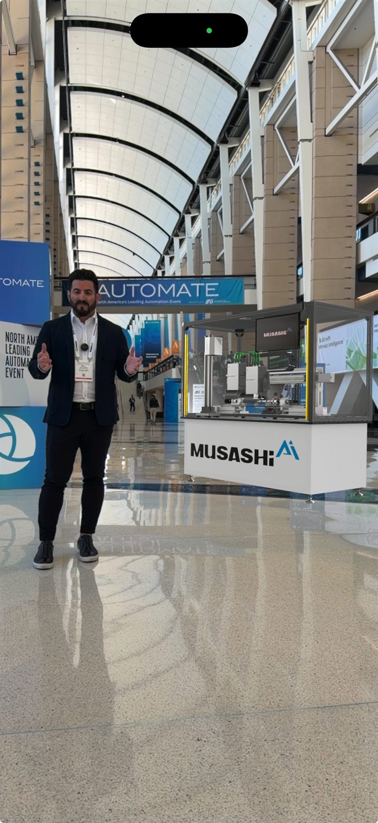 WEB AR automation cell at Automate